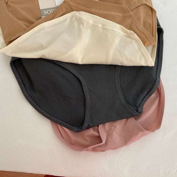 Soft & Comfy 5 Pack Full Brief Stretch Panty Large New in package - Picture 3 of 8